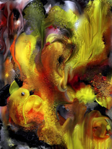 Abstract with Yellow